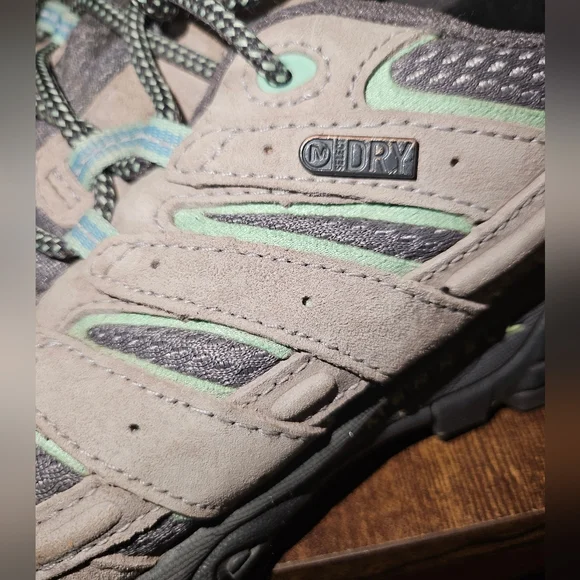 Merrell Moab Vent 2 Dry Drizzle Mint  Women’s Trail Hiking Shoes Size 8 - Picture 9 of 12